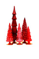 CHRISTMAS HUE TREES: Red