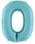 Megaloon Baby Blue Number 40" Balloon