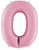 Megaloon Baby Pink Number 40" Balloon