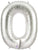 Megaloon Letter Balloon SILVER 40"