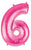 Megaloon Pink Number 40" Balloon