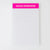 GOOD INTENTIONS - NOTEPAD