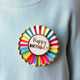 Rainbow Birthday Badge