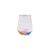 Set of 2 Rainbow Stemless Wine Glass