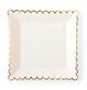 Basic Cream Scallop 9" Plates