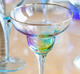 Set of 2 Rainbow Glass Margarita
