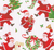 Dancing Santas Sq Salad/dessert Plates Square