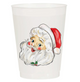 Santa Watercolor Reusable Frost Flex Cups - Set of 10