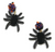Spider Halloween Drop Seed Bead Earrings