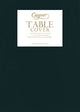 Black Linen Table Cover