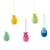 Flocked Hanging Egg Display 10"