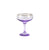 SET 4 RAINBOW COUPE CHAMPAGNE GLASS