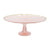 PINK BAROQUE GLASS CAKE STAND