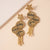 Happy New Year Seed Bead Earrings