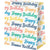 Happy Birthday Script Medium Bag