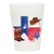 Texas Flag Boots Hat Watercolor Cups - Set of 10
