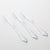 Venetian Design Silver Plastic Knives | 20 Knives