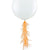 Peach Frilly Balloon Tassel
