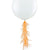 Peach Frilly Balloon Tassel