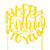 Happy Birthday Paper Cake Topper (Pink)