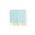 Baby Blue Fringed Cocktail Napkins