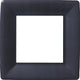 Classic Linen Black Square Paper Dinner Plate