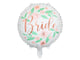 Bride to be foil balloon with flowers