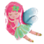 Floral Fairy Balloon pink