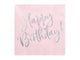 Pink or Blue Happy Birthday Napkins