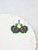 Mardi Gras Beaded Statement Earrings