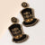 Top Hat New Year Seed Bead  Earrings