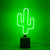 Cactus Concrete Base Neon