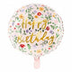 Floral Pink Happy Birthday Balloon