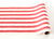 Red Classic Stripe Paper Runner