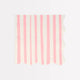 Pink Stripe Large Napkins