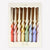 Rainbow Twisted Taper Candles