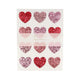 Glitter Heart Stickers
